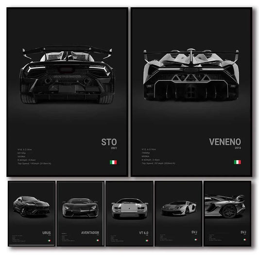 Luxury Supercar Car Poster