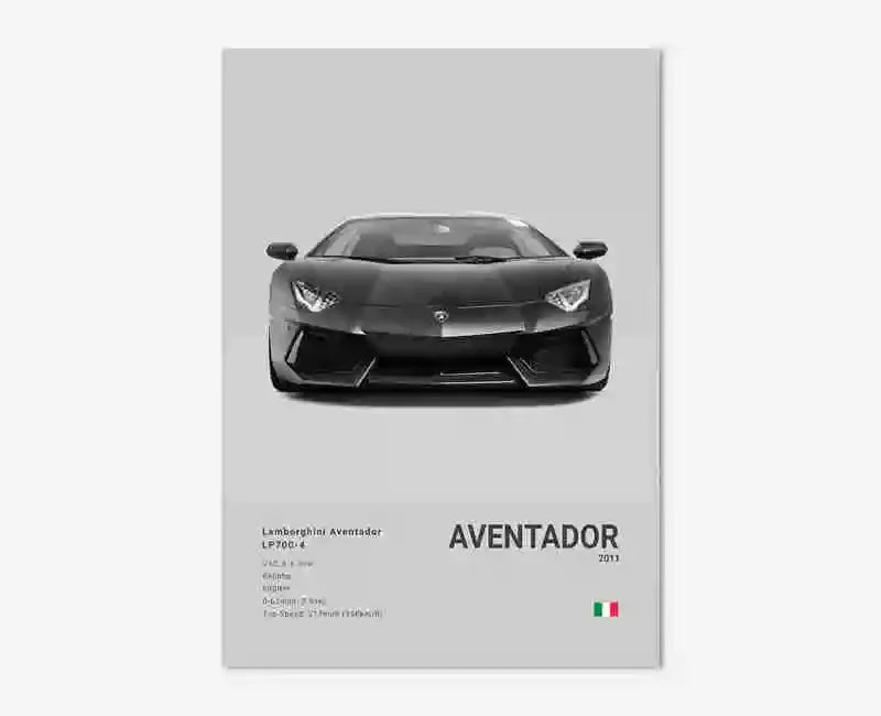 Luxury Supercar Car Poster