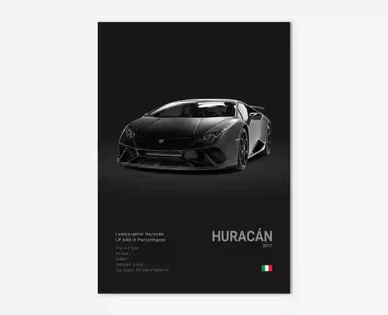 Luxury Supercar Car Poster